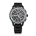 Victorinox Herren Armbanduhr Alliance Sport Chronograph Ø 44mm, Swiss Made, Wasserdicht bis 100m, 3-Fach Saphirglas, Kautschuk Armband, Grau/Schwarz, 241818