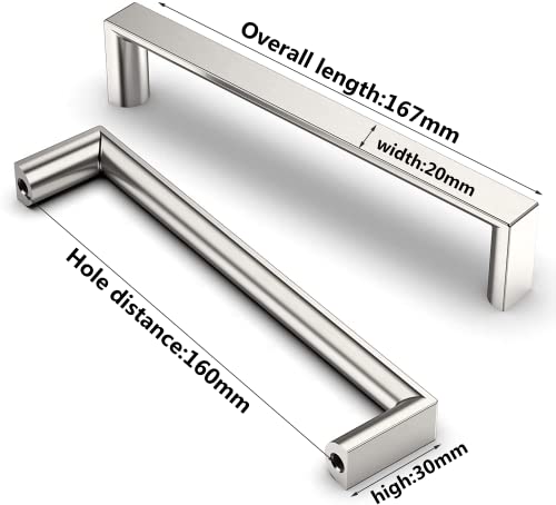 MARGUERASW 6 Pezzi Maniglie per Mobili da Cucina