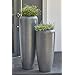 Moderne & Hochwertige Pflanzvase/Pflanzkübel Dunkelgrau Medium