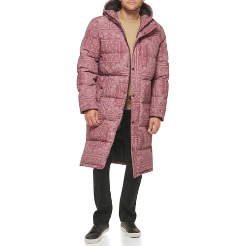 Levi's Men's Arctic Cloth Extra Long Parka Coat, Red, XL - image 3