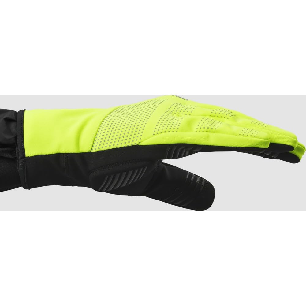 GripGrab Ride Windproof Midseason Padded Touchscreen Cycling Gloves Full Finger Breathable Bicycle Black Hiviz Winter - Guantes Ciclismo Invierno Unisex Adulto