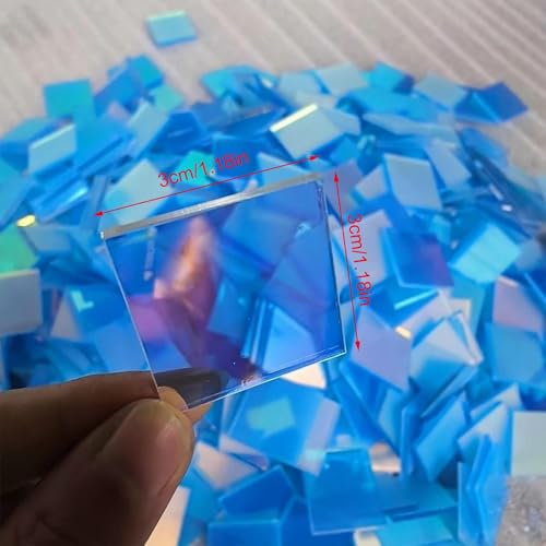 Carrés acryliques holographiques pour remplacer le verre brisé en DIY
