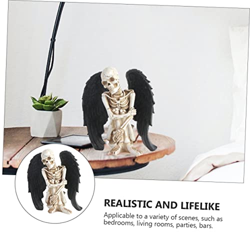 Crânes en résine Halloween Cabilock - Solution décorative squelette