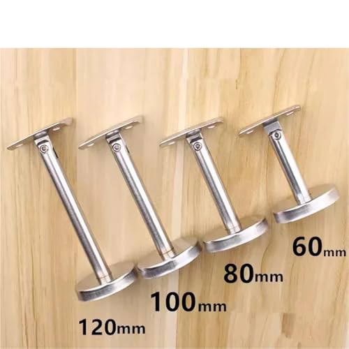 Soporte pasamanos de PVC de alta resistencia con acabado recto minimalista de 60mm 7