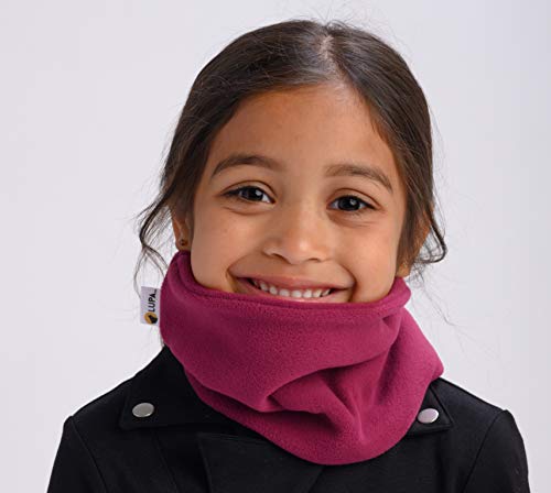Image of Lupa Kids Handmade Double-Layer Fleece Neck Warmer - Kids Neck Warmer for Boys & Girls - Fleece Neck Gaiter for Winter