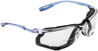 3M 10078371662711 Virtua CCS Protective Eyewear with Foam Gasket and Reader Lens, Standard, Blue with Clear Lens