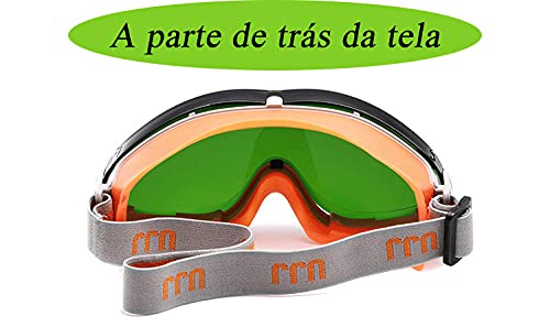 Óculos de proteção transparentes, óculos de esqui esportivo, campo de visão ultralargo, óculos espor