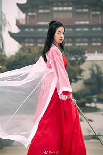 cosplay costume clothing chinese clothing women girls knight unassailable dress up hanfu