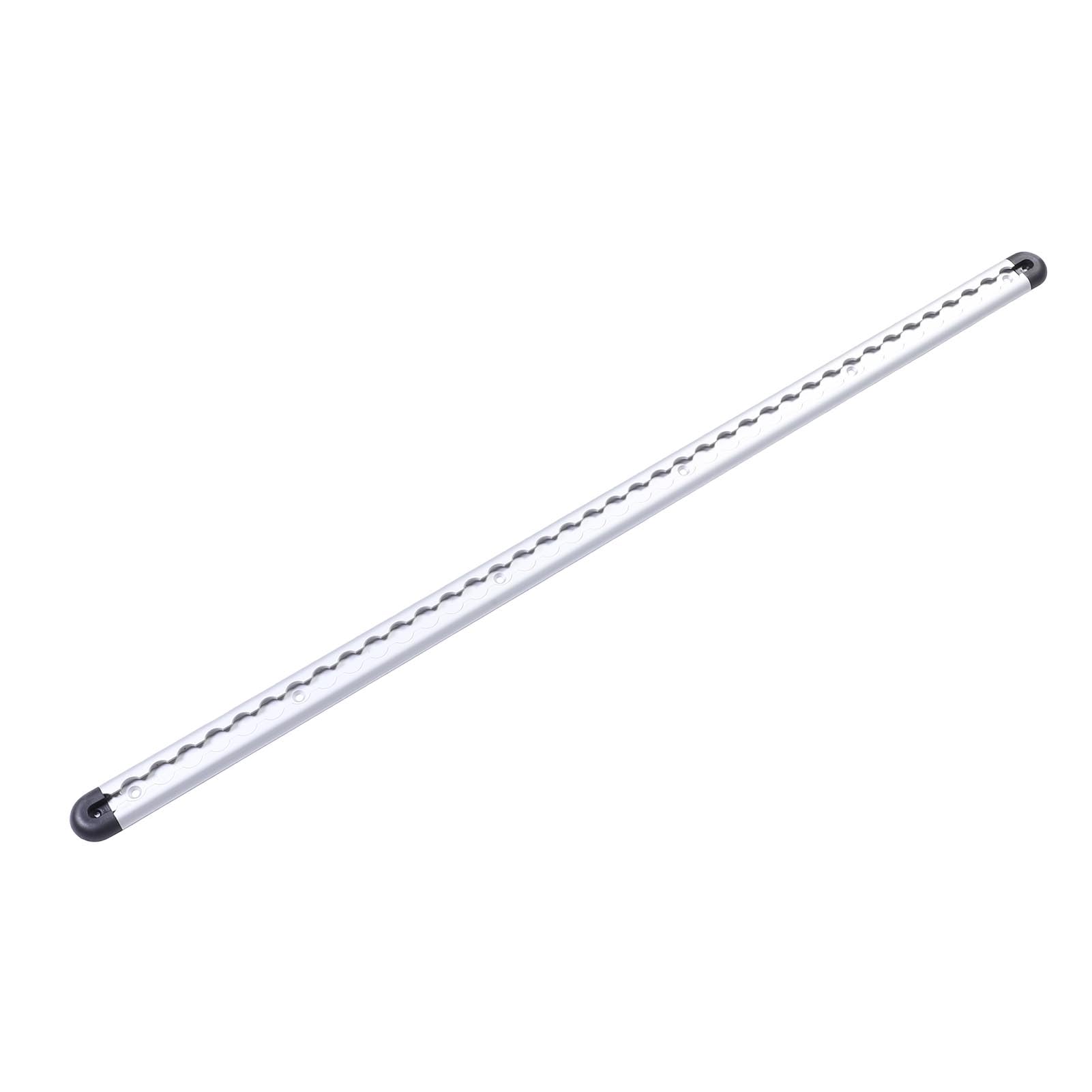 Ejoyous L Track Cargo System, Aluminiowy Zestaw do Mocowania z 4 Okrągłymi Pierścieniami, 1 M do Motocykli, Quadów i Ciężarówek (SILVER)