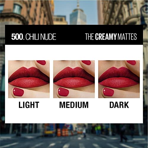 Image of Maybelline New York Matte Lipstick, Intense Colour, Keeps Lips
