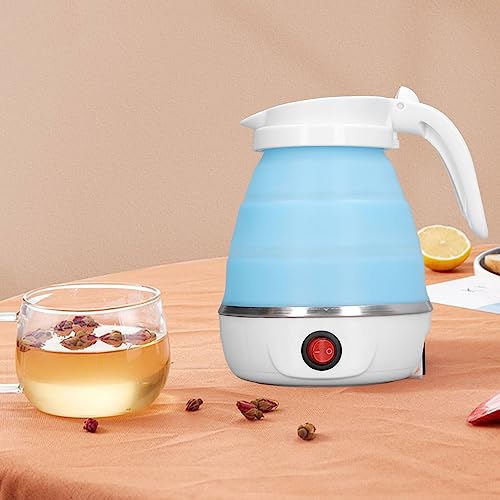 Hervidor eléctrico plegable portátil 0.6L 400W azul miniatura 5