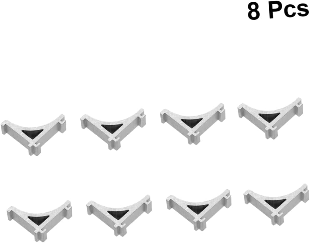 Alipis 8Pcs Freezer Shelf Clips Refrigerator Hooks Easy Installation Support Hooks for Organized Storage for Family Refrigerators and Coolers
