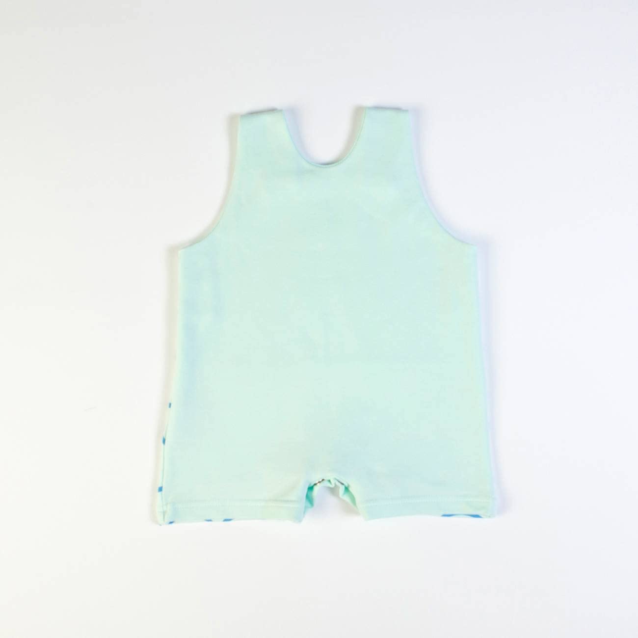 nene Baby-Strampler für den Sommer, aus Baumwolle, 1-18 Monate, grün und blau, Baby Shark, grün, 12 Monate