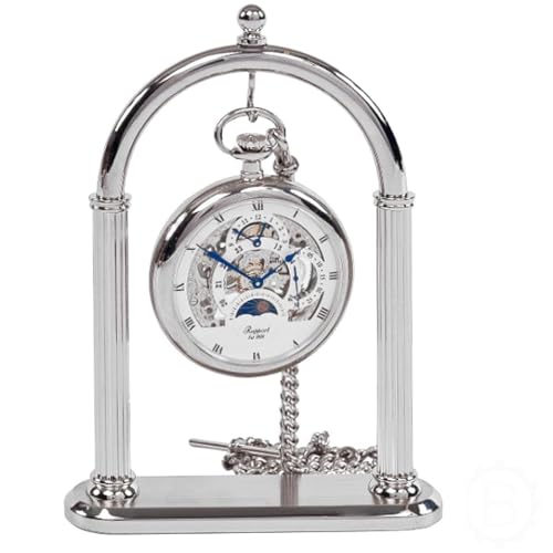 TAURISH Pocket Watch Display Stand Full Arch Chrome Metal Holder