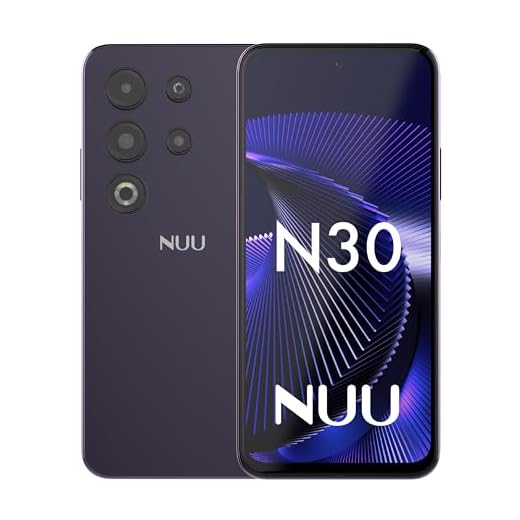 NUU N30 Cell Phone Unlocked for T-Mobile, Mint, Metro, Qlink, Tello 6GB/128GB, Teen Phone, Dual SIM 4G, Octa-Core 6.7" 90Hz HD+, Any Parental APP, Unlocked Android Phones, Purple, 1 Year US Warranty