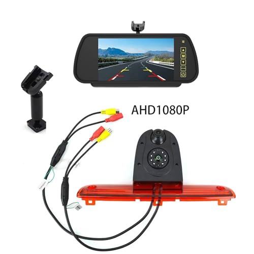 Caméra de recul pour feu stop avec moniteur 7 pouces double objectif - 2