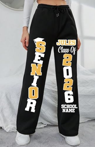Personalized Senior 2026 Pants,Senior Pants Class of 2026, 2026 Senior Stuff3