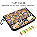 ALAZA Capybara Duck Cartoon Expandable Filing Folder Storage Organiser Box Files, 13 Pockets Zip Filing Folders for Home or Office Documents