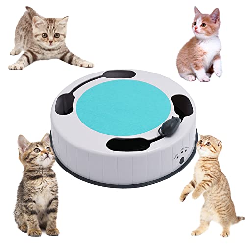Wingpet Cat Interactive Toys With Simulate Hunting Mice For Indoor Kitten Toy, Cat Funny Toy With Scratching Pad, 3 Light Balls (Colorful) #TOP2