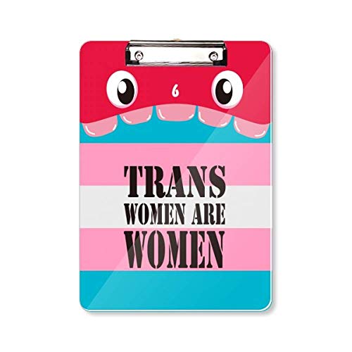 Porte-bloc Transgenre LGBT A4 dossier rigide anti-gondolage pour sécuriser vos notes