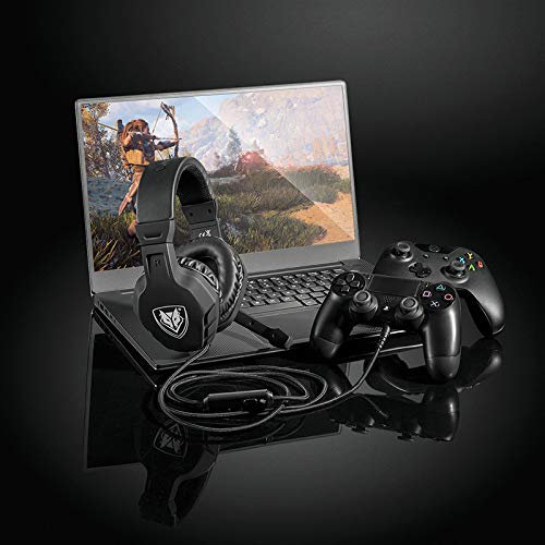 NUBWO U3 headset connected to a laptop and game controller