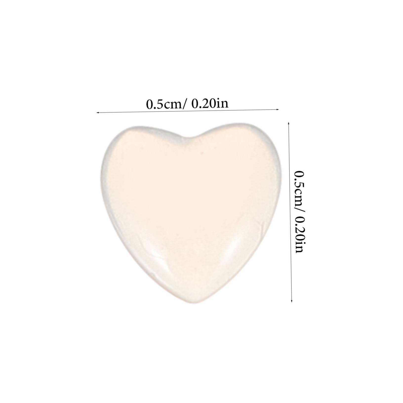 Healeved Charms Nails Heart Nail Charms 100pcs Gems Fashion Manicure Accessories for Women