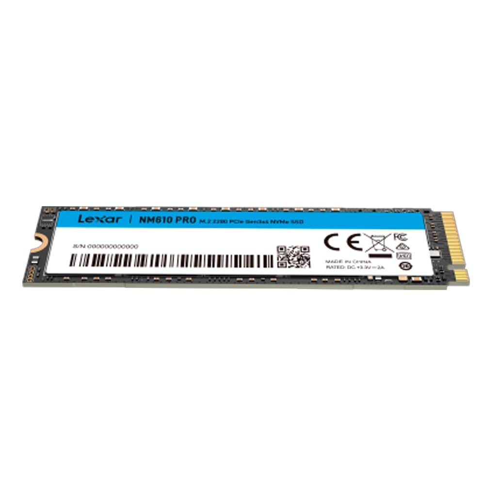 内蔵型SSD PLEXTOR M.2 NVME SSD 500GB PCIe3x4 SSD 500GB M.2 2280 PCIe Gen3 x4 NVMe NM610 PRO LEXAR - ATE 3300