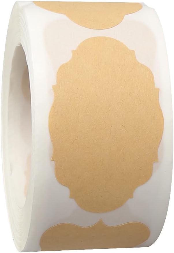 300 Pcs Christmas Gift Tags Labels Stickers, Self-Adhesive Handmade Name Jar Labels for Essential Oil Bottle Cosmetic Decoration Mason Jars Food Craft : Office Products