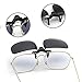 JM Polarizadas Clip en Gafas de Sol Sin Marco Flip up Lente...