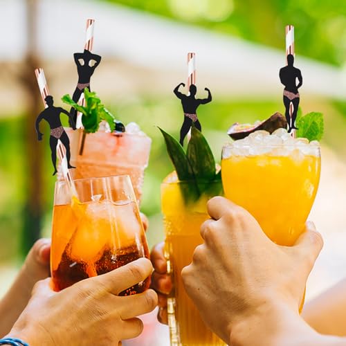 24 pitillos descartables para fiesta de despedida miniatura 2