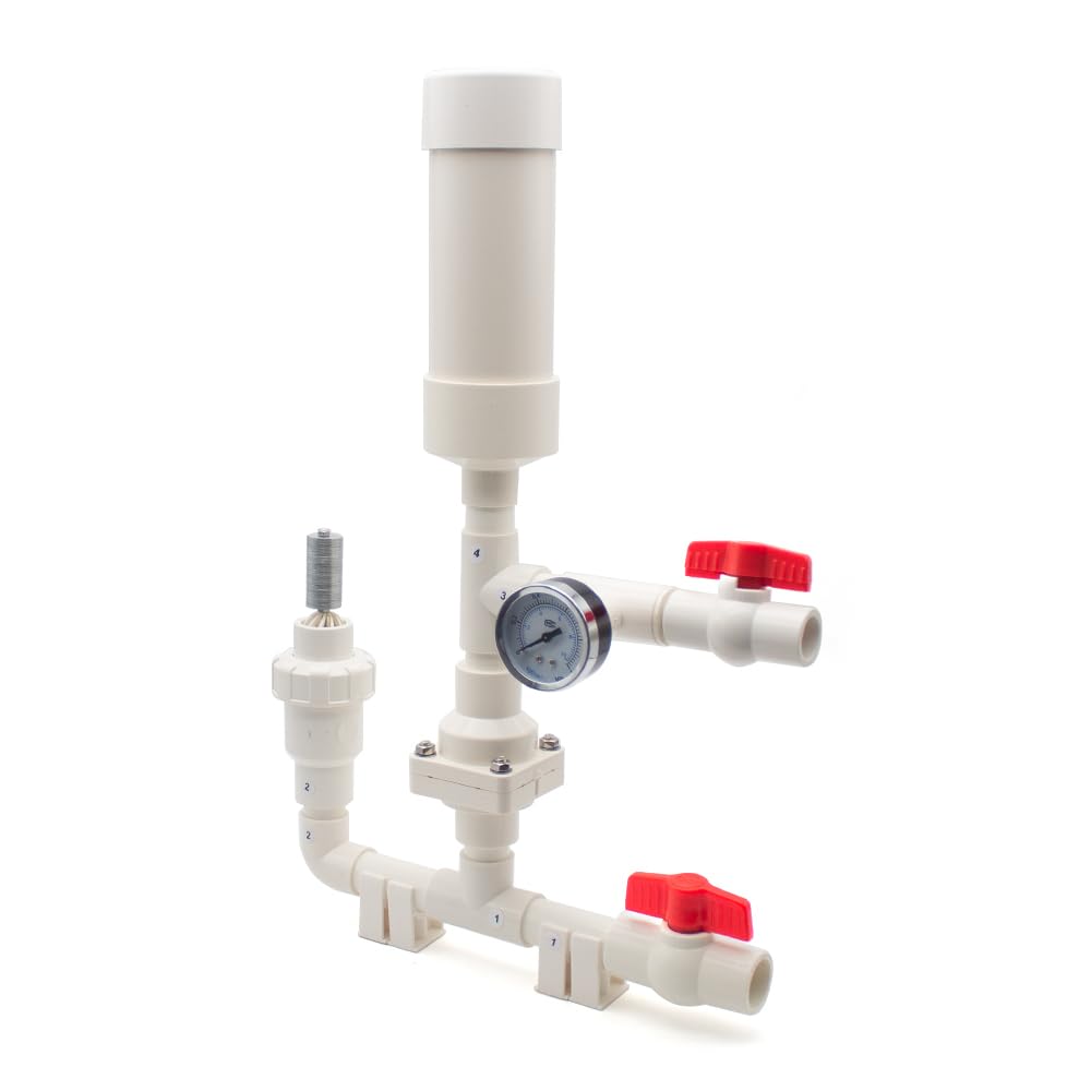 Bomba de agua de ariete hidráulico para riego de montaña, bomba de martillo autoelevable, no requiere electricidad ni combustible (A)