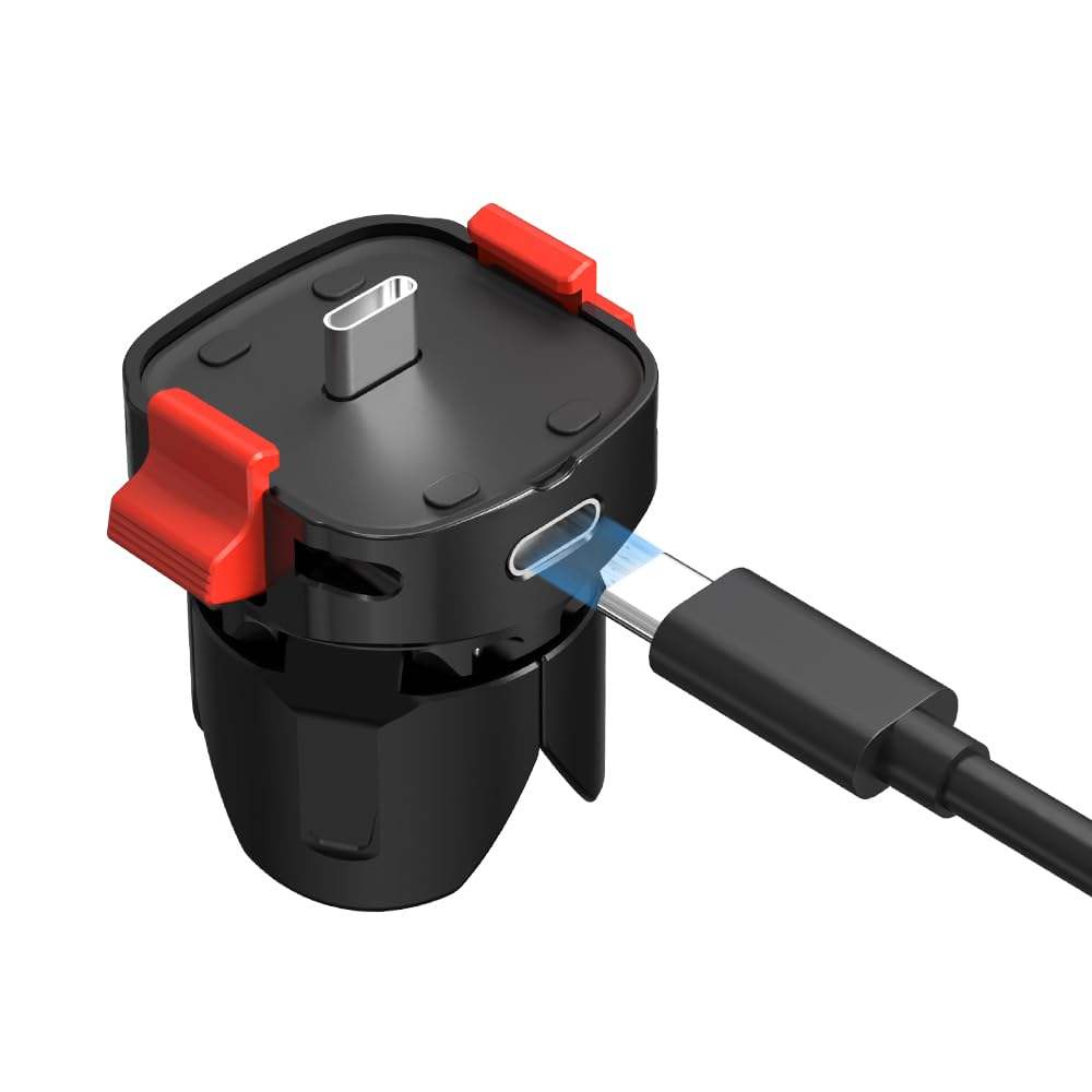Per Insta360 Luna Ultra Mini treppiede, supporto da tavolo per fotocamera, staffa magnetica, staffa di ricarica Accessori in alluminio compatti da viaggio per vlog e action cam