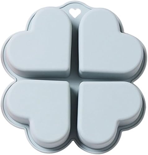 1 pastel de silicona en forma de corazón para hornear, herramienta para hornear para piruletas, chocolates y postres para golosinas del día de San