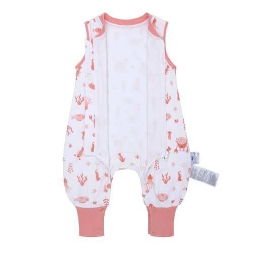 Image of Miracle Baby Sleep Sack with Feet, 1.0 TOG Wearable Blanket for Toddlers, Sleeveless Baby Sleeping Bag with Leg Openings