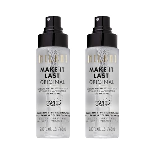 Milani Setting Spray + Primer, Make It Last Original Natural Finish 2-Pack