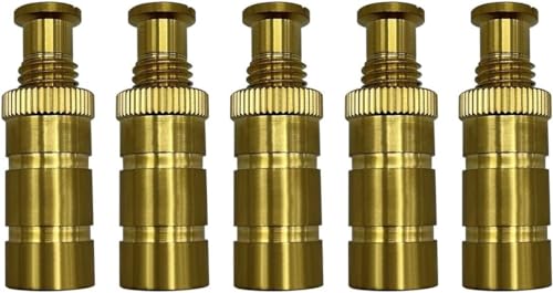 Poolzilla Pool Safety Cover Brass Anchors for Concrete and Pavers - 5 Pack - Universal Fit