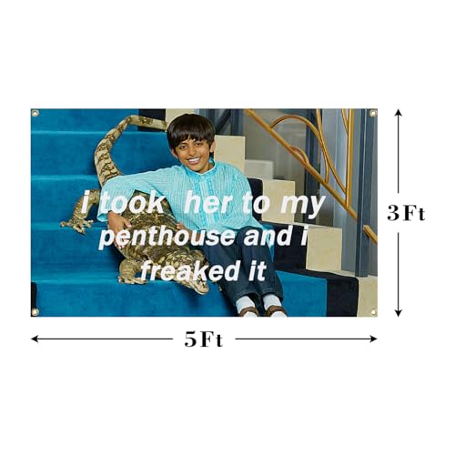 Glogi I Took Her To My Penthouse And I Freaked It Art Tapestry 3X5 Feet Home Decoration Tapestry Bedroom thumb #1