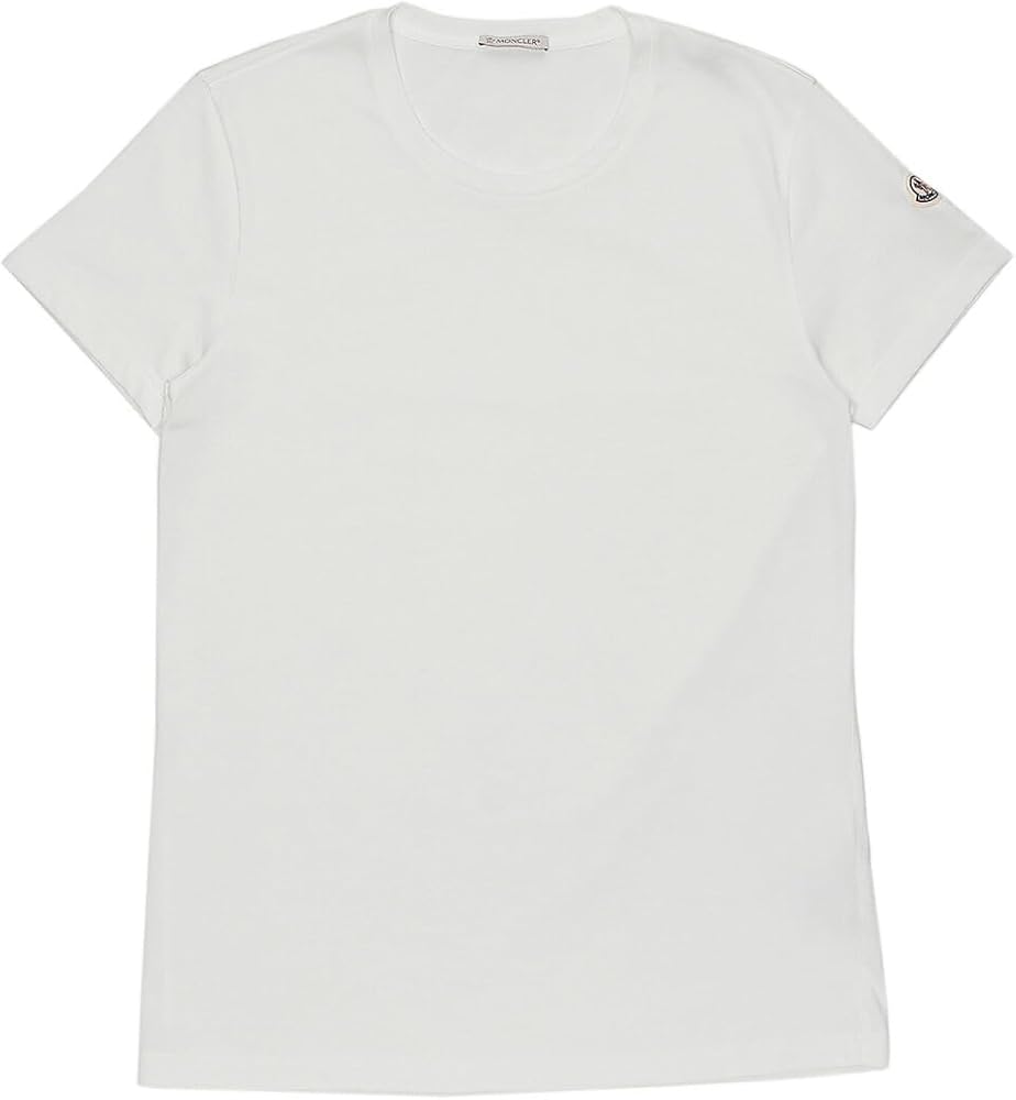 MONCLER ホワイト ストライプ Tシャツ MONCLER Stripe Logo T-Shirt White – MAISONDEFASHION.COM