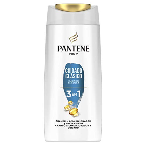 Pantene Pro-V Classic verzorgende shampoo, conditioner en behandeling 3-in-1, gezond en glanzend haar, 675 ml
