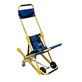 Silla de Escalera de Escape Silla de Camilla de Rescate de Emergencia de Piso Bombero de Ambulancia Silla de evacuación de Aluminio con 2 Correas para Personas Mayores con discapacidades (Co