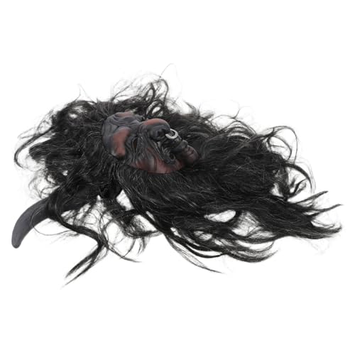 Masque d'horreur confortable BESPORTBLE gris pour Halloween