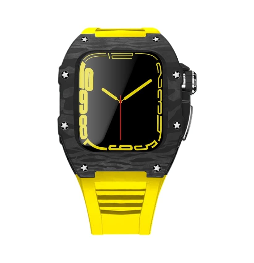 Kit modification en carbone luxe pour Apple Watch 7 boîtier haut de gamme SBY