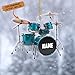 Christmas Drum Ornament, Personalized Drum Set Ornaments, Custom Drum Ornaments, Holiday Music Ornament, Gift for Drummers, Band Fans, Percussion Enthusiasts, Rock Music Collectors
