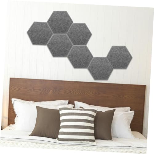 Levemolo 8 piezas Paneles Absorbentes de Sonido para Tratamiento Acústico Paneles de Fieltro Profundo Aislamiento Acústico Fácil Instalación para Estudios en Casa y Salas de Juegos miniatura 3