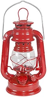 Stansport Small Hurricane Lantern (Red, 8-Inch)