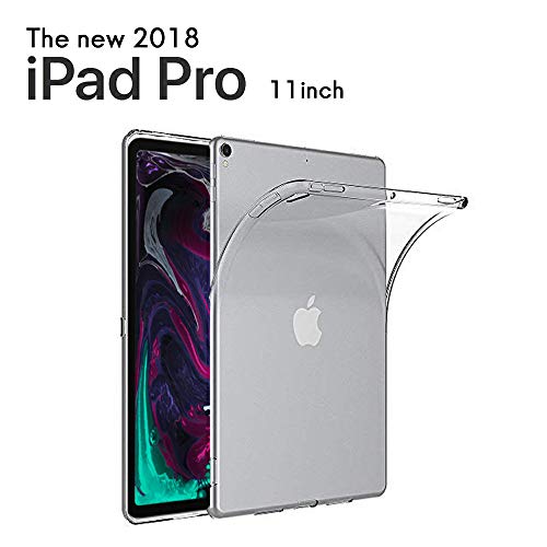 Gosento For iPad Pro 11 2018 P[X yApple Pencil ɃyAO[d͕sz NX^ NA  TPUf یJo[ iPad Pro 11C` (2018f) Ή (NA)