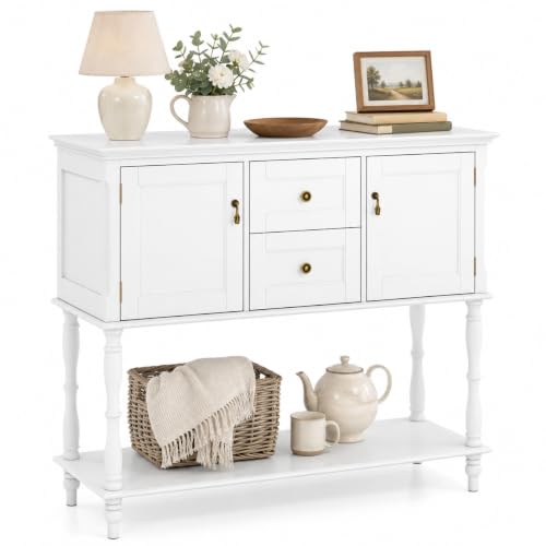 Image of CASART Vintage Console Table, Narrow Entryway Table