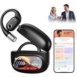 Audífonos Traductores con IA en Tiempo Real, Traductor Multilingüe de 164 Idiomas con LCD, Audífonos Bluetooth 5.4,...