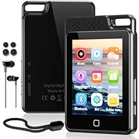 64GB Reproductor MP3 Bluetooth 5.3, Pantalla táctil Completa de