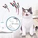 Flurff Cat Toys, Interactive Cat Toy Butterfly Funny Exercise Electric Flutter Rotating Kitten Toys Replacement
